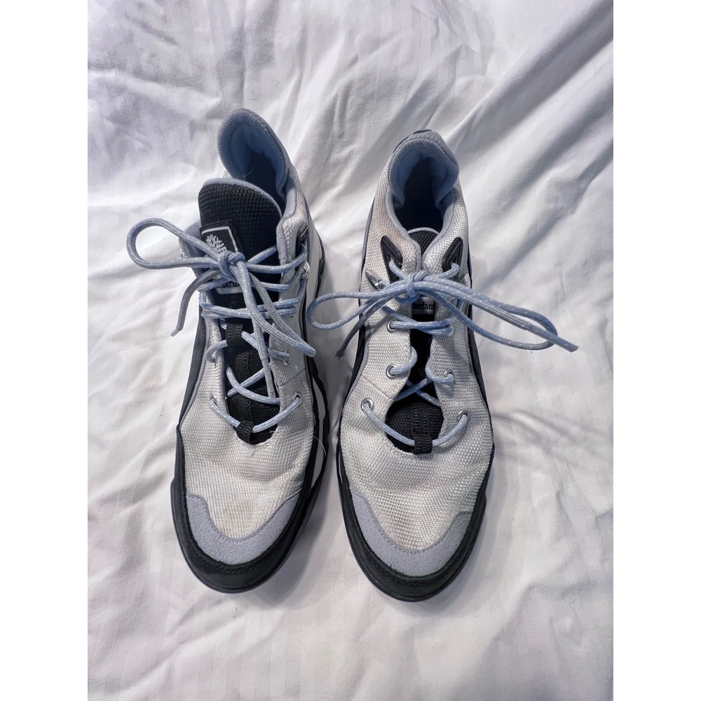 Timberland Euro Hiker Shell Toe Womens 8.5‎ Grey Black Blue Sneakers A2K48